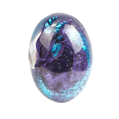 MythicCore Lava Dragon Egg Sculpture  Crystal Resin Fantasy Decor 7