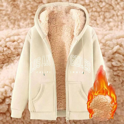 CozyCurve PlusSize Fleece Zip Hoodie M5XL 14