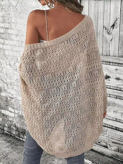 GraceFlow BatwingSleeve OpenFront Knit Cardigan 1