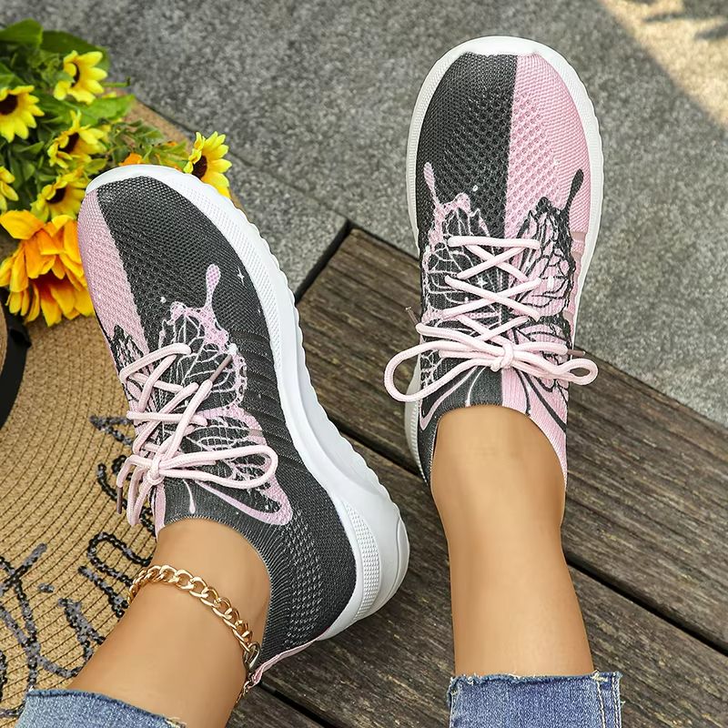 FloraLift Floral Knit Platform Sneakers 13