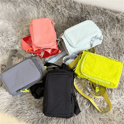 ActiveFlow Crossbody Water Bottle & Phone Bag Waterproof Nylon Sling
