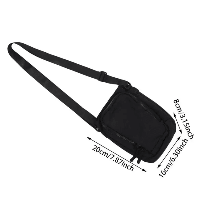 ActiveFlow Crossbody Water Bottle  Phone Bag Waterproof Nylon Sling 1