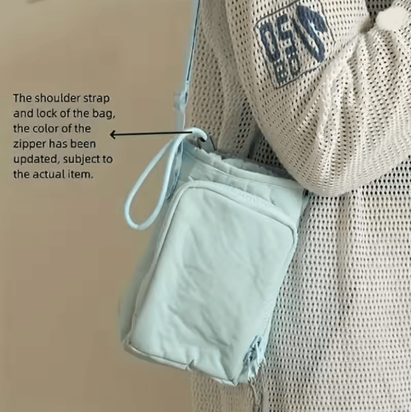 ActiveFlow Crossbody Water Bottle  Phone Bag Waterproof Nylon Sling 4