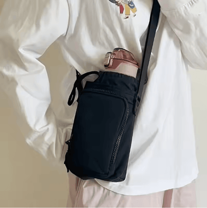 ActiveFlow Crossbody Water Bottle  Phone Bag Waterproof Nylon Sling 5