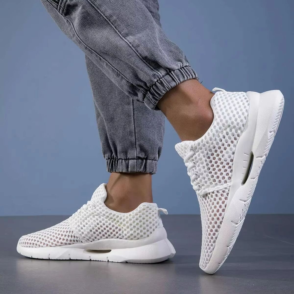 MeshGlide Mens LaceFree Breathable Driving Sneakers 4