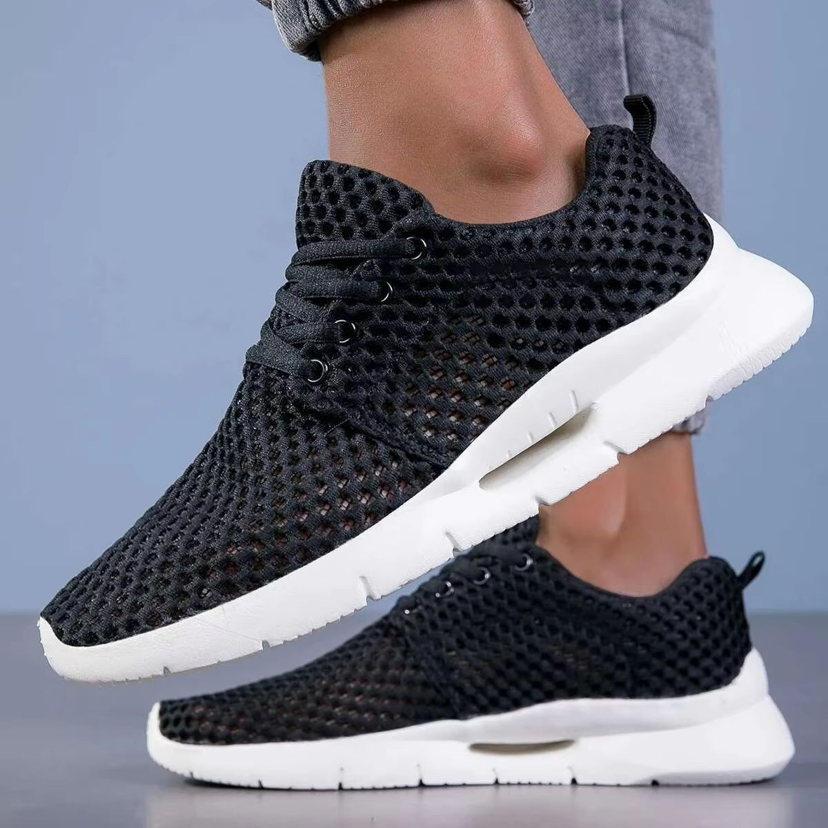 MeshGlide Mens LaceFree Breathable Driving Sneakers 5