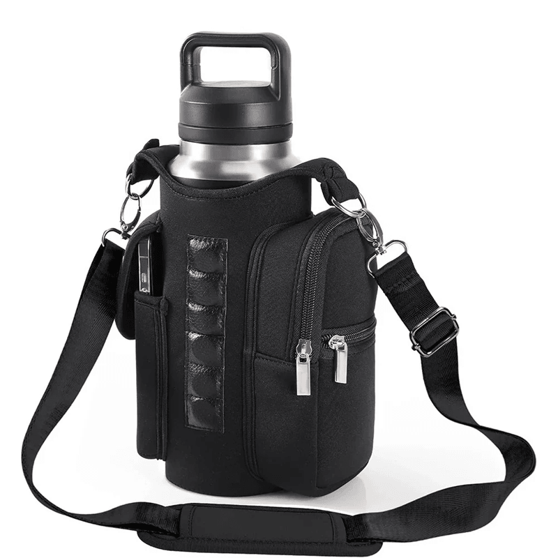 MagnaHydrate Magnetic Water Bottle Carrier with Phone Pocket