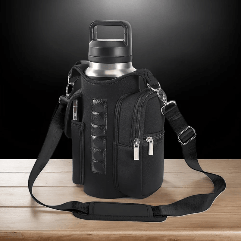 MagnaHydrate Magnetic Water Bottle Carrier With Phone Pocket 3