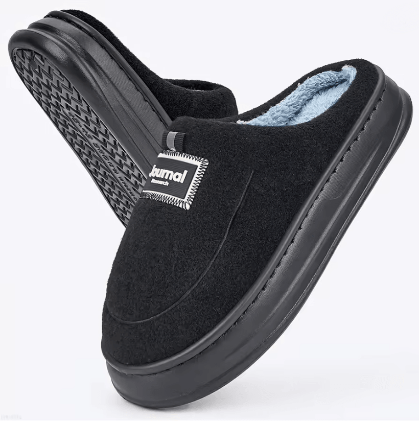 CozyFit Plus Size Memory Foam Mens House Slippers 3