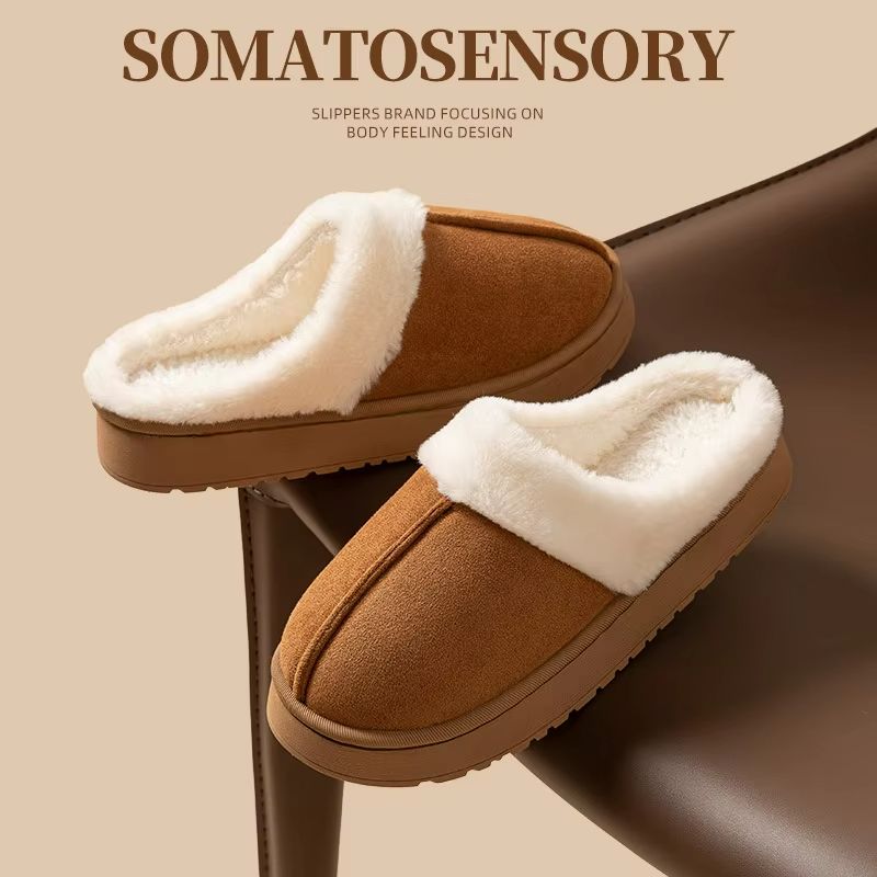 CozyStep Womens Plush Warm Platform Slippers  Indoor  Outdoor NonSlip Comfort 1