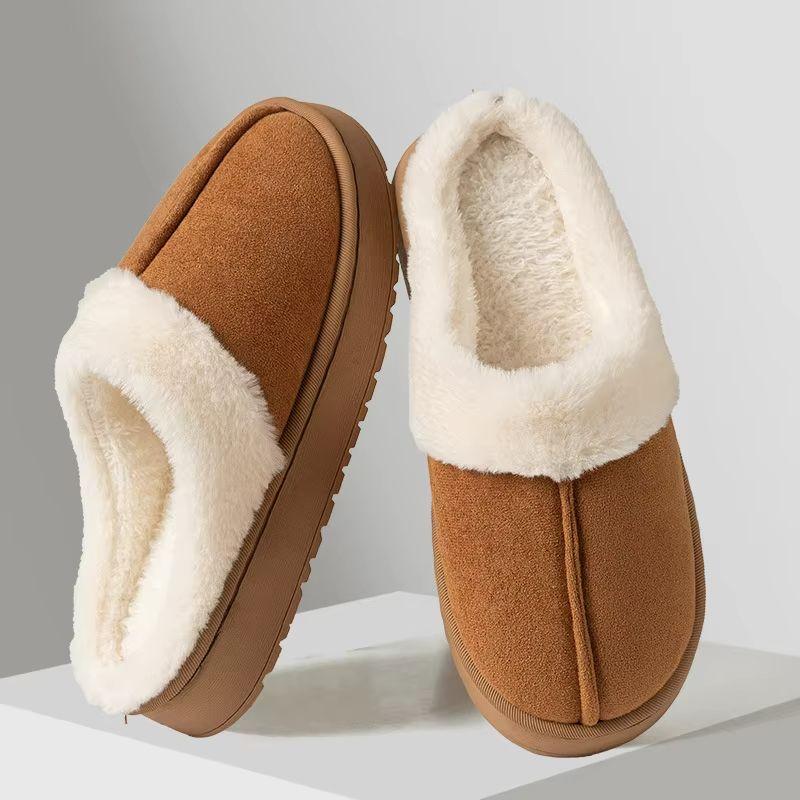 CozyStep Womens Plush Warm Platform Slippers  Indoor  Outdoor NonSlip Comfort 2