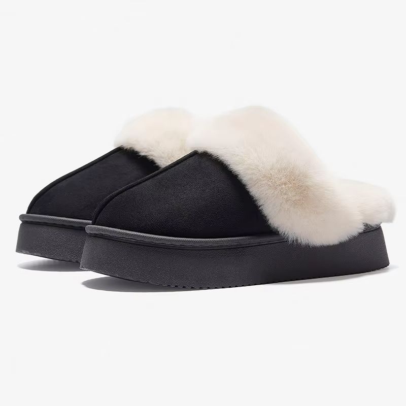 CozyStep Womens Plush Warm Platform Slippers  Indoor  Outdoor NonSlip Comfort 6
