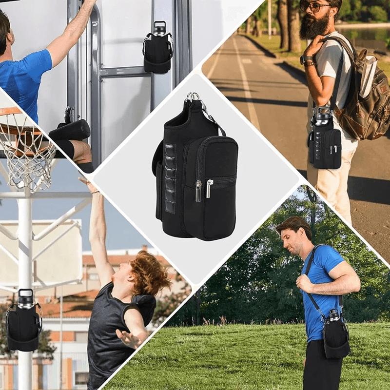 MagnaGrip Magnetic Water Bottle Carrier With Phone Pocket 1