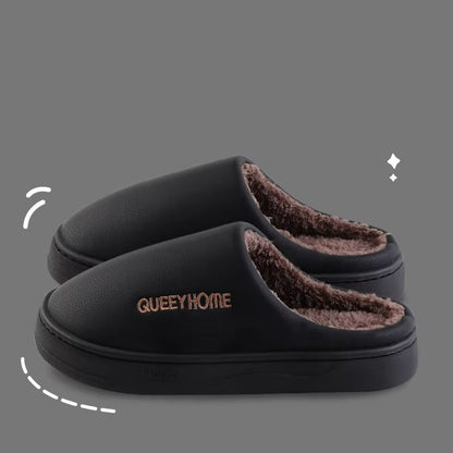 CozyDry Waterproof Cotton Slippers  AntiSlip ThickSoled Warm Winter Slippers 7