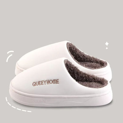 CozyDry Waterproof Cotton Slippers  AntiSlip ThickSoled Warm Winter Slippers 10