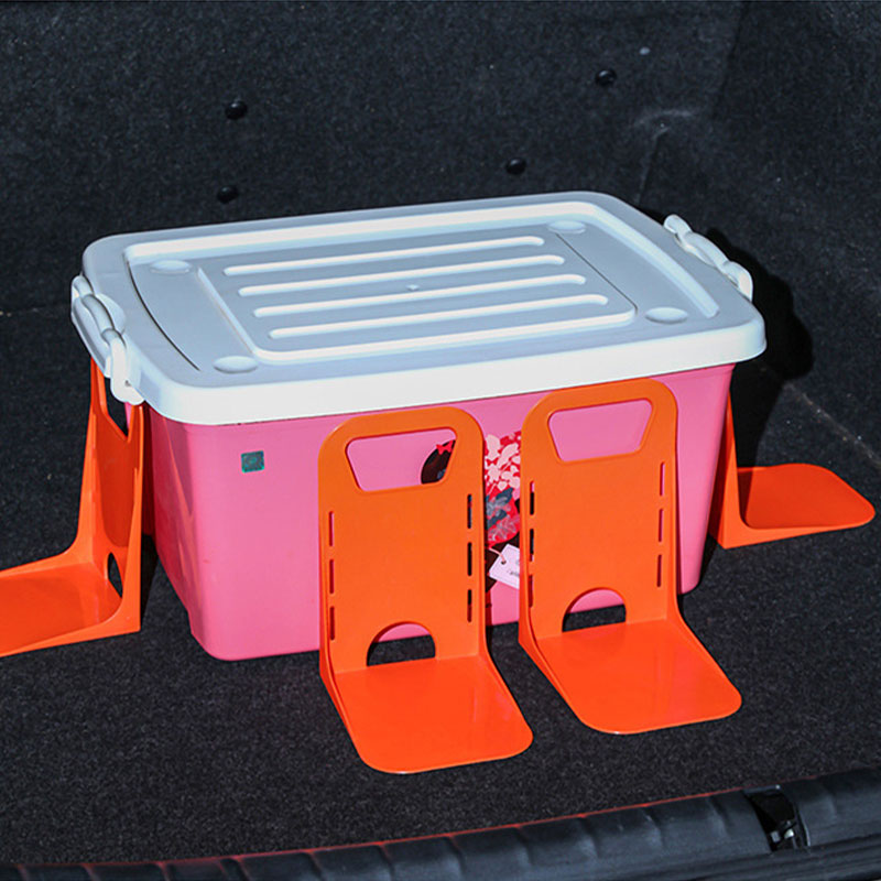 Car Trunk Organizer Auto Back Fixed Rack Holder Stand ShakeProof Adjustable Fence Storage Box Fixer 3
