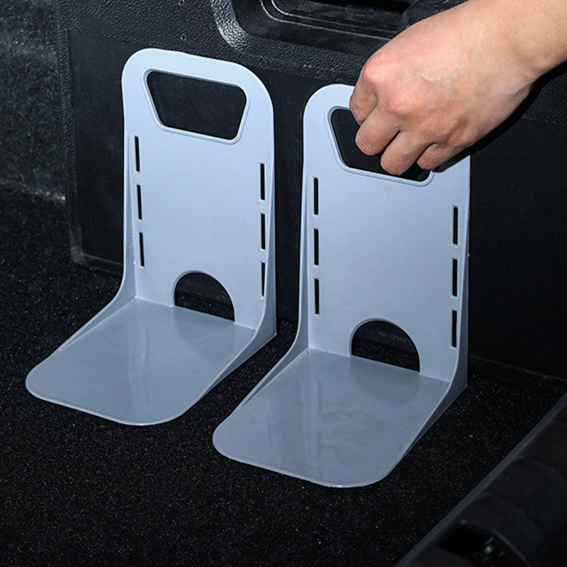 Car Trunk Organizer Auto Back Fixed Rack Holder Stand ShakeProof Adjustable Fence Storage Box Fixer 4