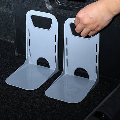 Car Trunk Organizer Auto Back Fixed Rack Holder Stand ShakeProof Adjustable Fence Storage Box Fixer 4