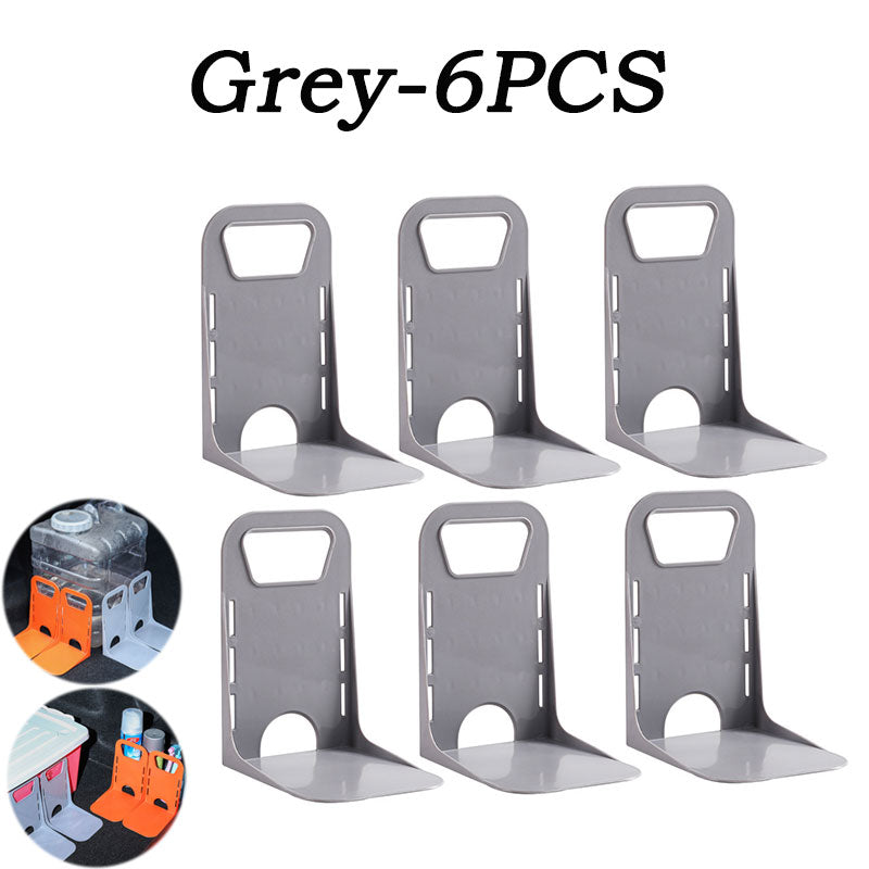 Car Trunk Organizer Auto Back Fixed Rack Holder Stand ShakeProof Adjustable Fence Storage Box Fixer 12