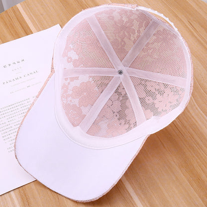 Soft Comfortable Embroidery Baseball Cap, Exquisite Embroidery Design, Stylish Sports Hat for Women Men