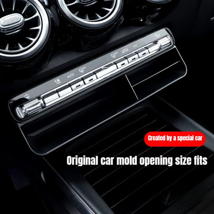 Premium Car Central Control Storage Box Trim for Mercedes Benz A/CLA/GLB/GLA Class, 2020-2023 Luxury Car Accessories