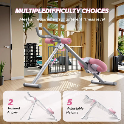 Adjustable Foldable Core Ab Trainer With Knee Support 4
