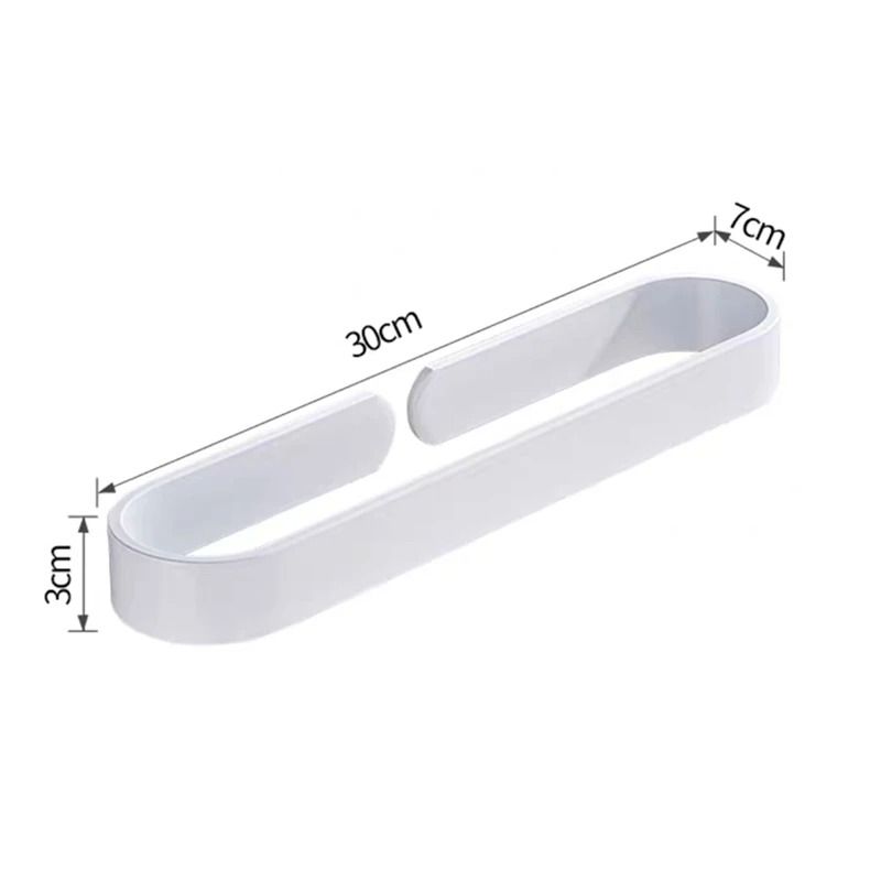Nail Free Black Aluminum U Pattern Towel Rack 6