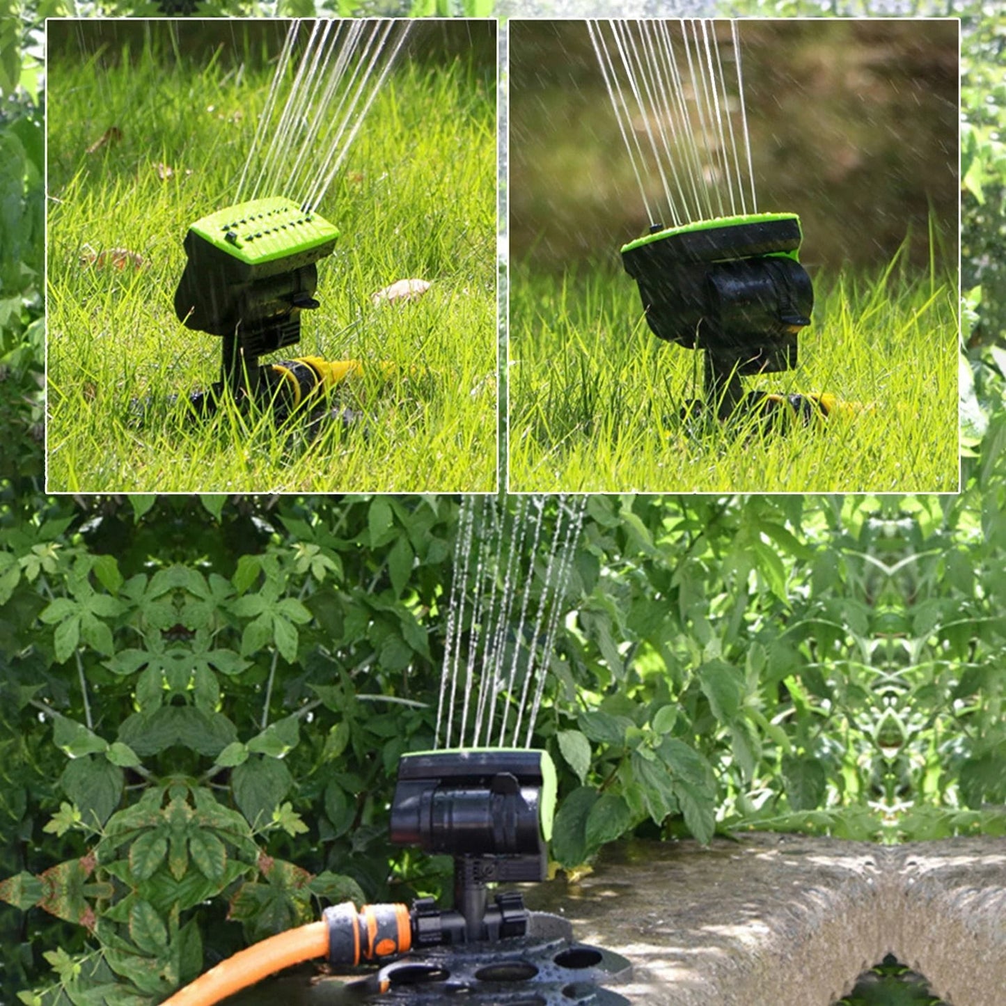 Garden Sprinkler 180 Degree Rotating Adjustable Lawn Water Sprayer 2