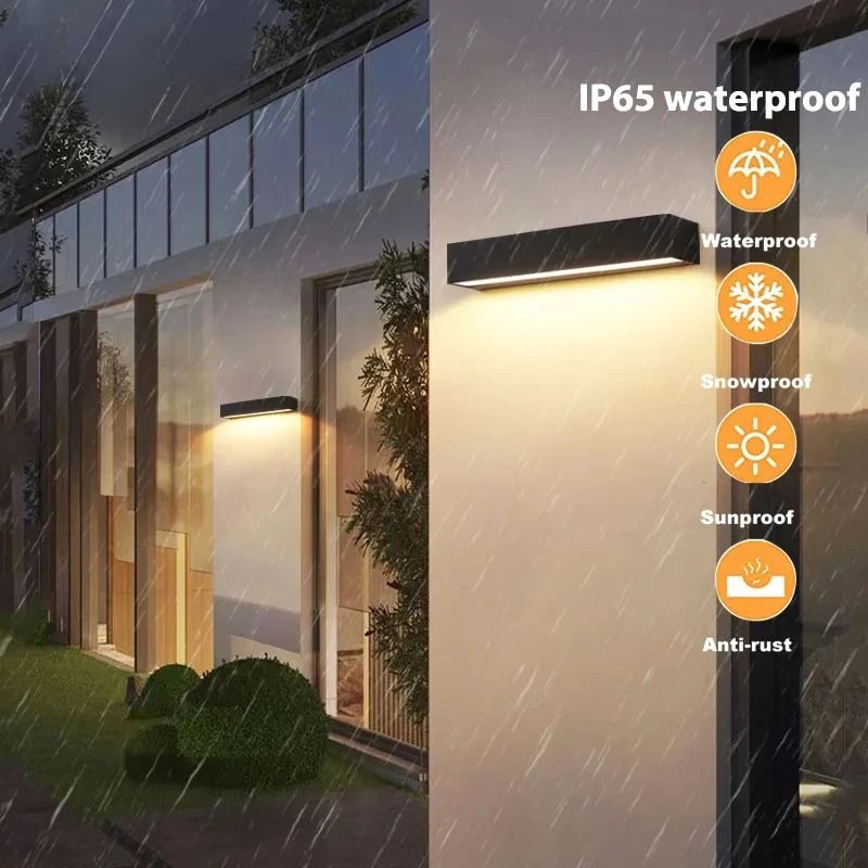 Solar LED Outdoor Wall Lamp For Garden And Balcony 2