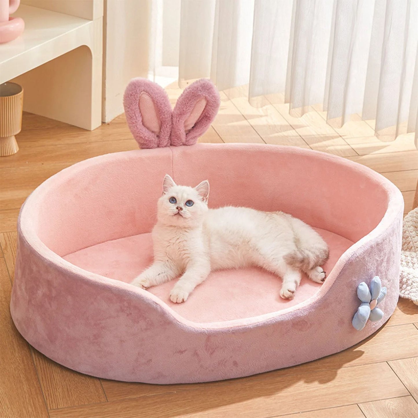 Soft Detachable Pet Bed For Dogs And Cats  Washable Comfortable And Warm For All Seasons 1