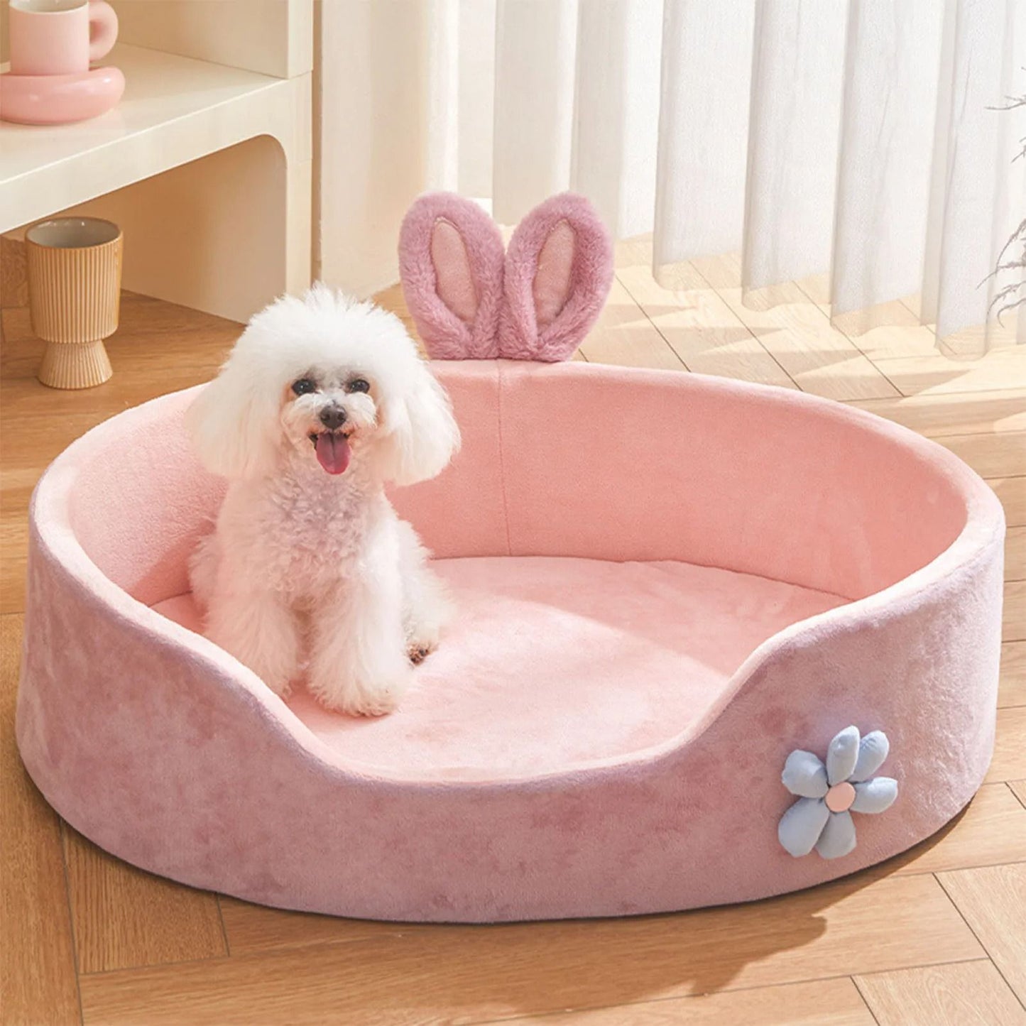 Soft Detachable Pet Bed For Dogs And Cats  Washable Comfortable And Warm For All Seasons 2