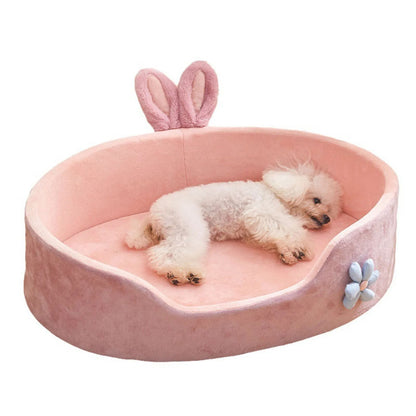 Soft Detachable Pet Bed For Dogs And Cats  Washable Comfortable And Warm For All Seasons 6