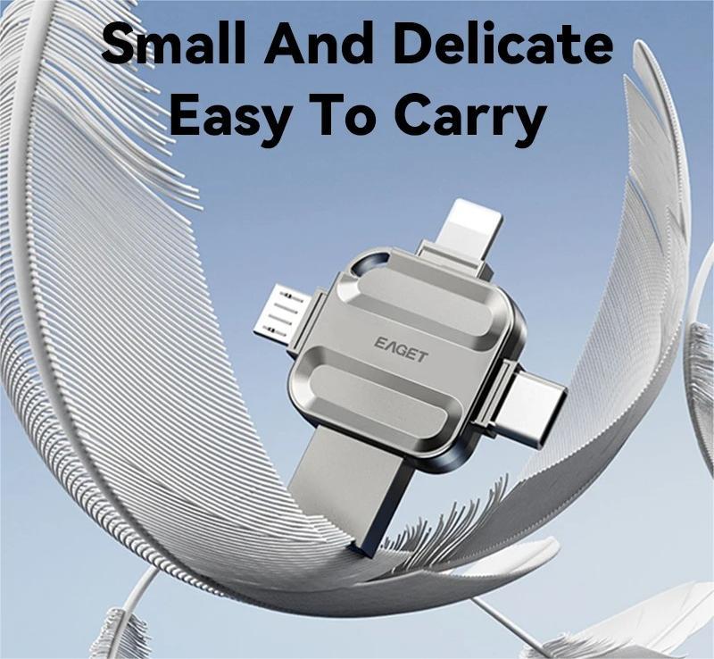 4 In 1 USB Flash Drive With Type C Micro And Lightning Ports 5