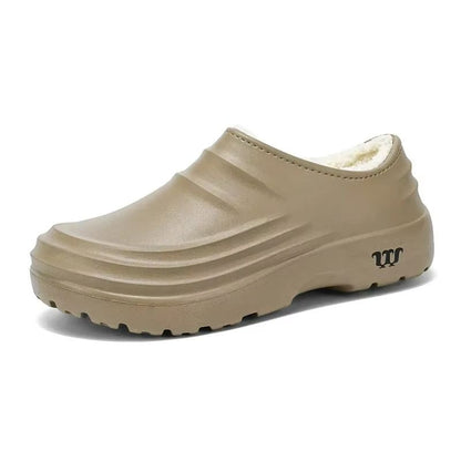 Mens Waterproof Winter Cotton Slippers  Warm SlipOn Indoor  Outdoor Comfort 9