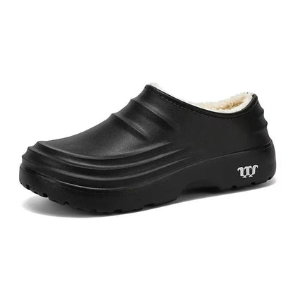 Mens Waterproof Winter Cotton Slippers  Warm SlipOn Indoor  Outdoor Comfort 8