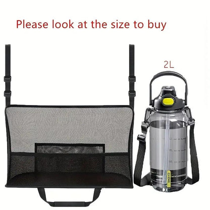 1pc Spacious Car Seat Mesh Bag For Dogs  Pets  Convenient Handbag Purse Clip Organizer With Back Se 3