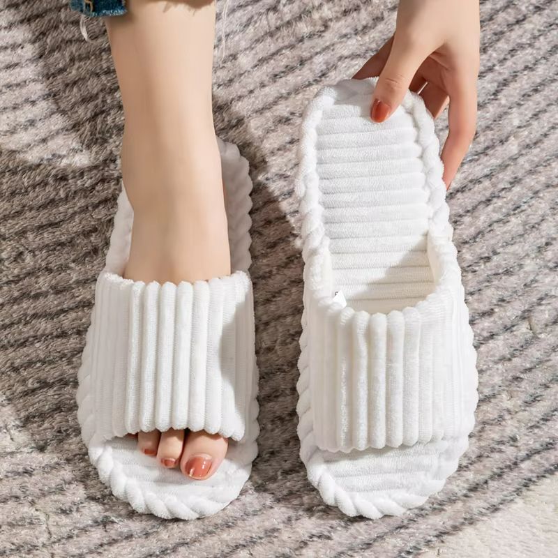 Mens OpenToe Indoor Slippers  Breathable AntiSlip Comfort For All Seasons 9