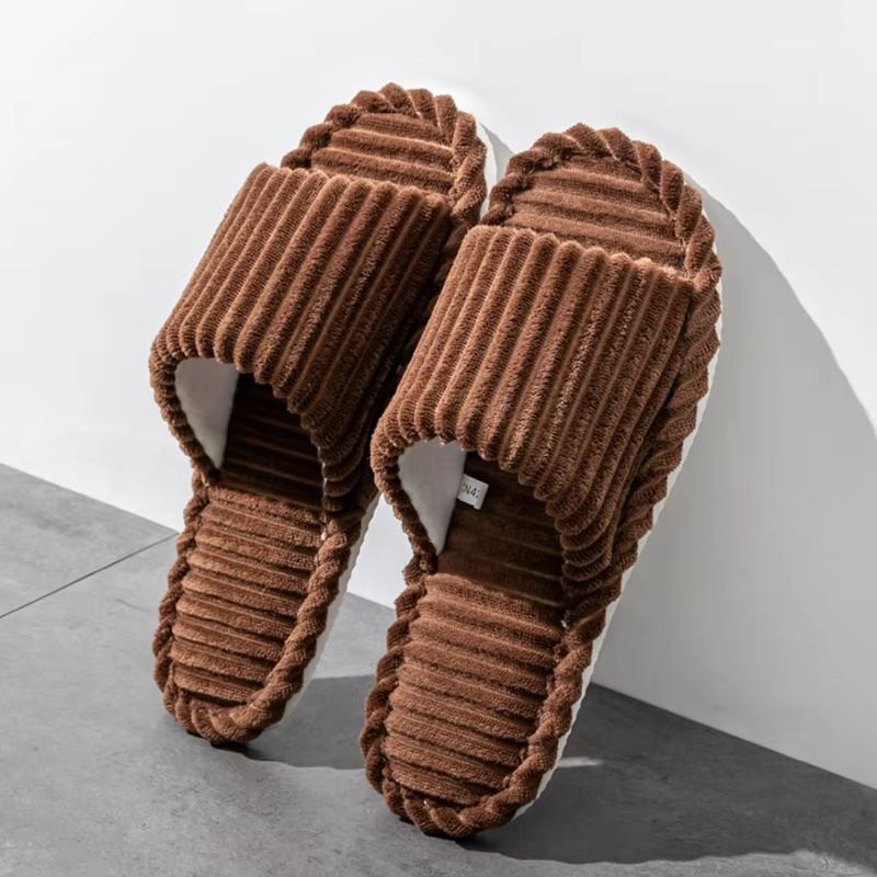 Mens OpenToe Indoor Slippers  Breathable AntiSlip Comfort For All Seasons 10