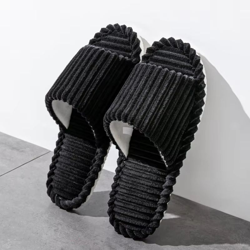 Mens OpenToe Indoor Slippers  Breathable AntiSlip Comfort For All Seasons 8