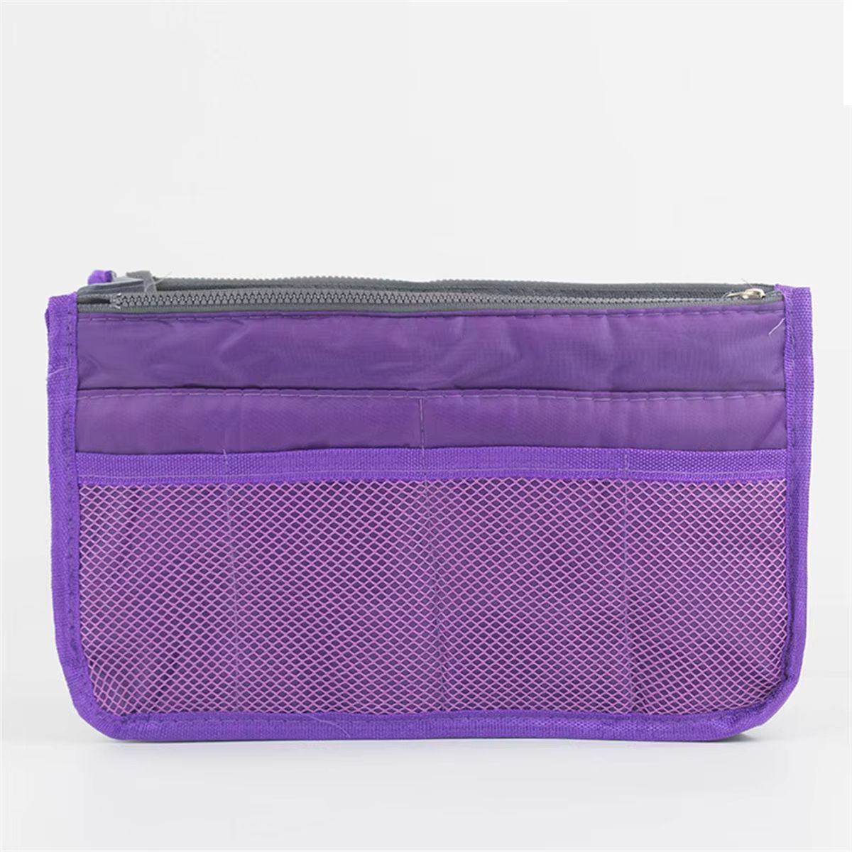 Multifunctional Double Zipper Large Capacity Storage Bag – Travel Makeup & Toiletry Organizer