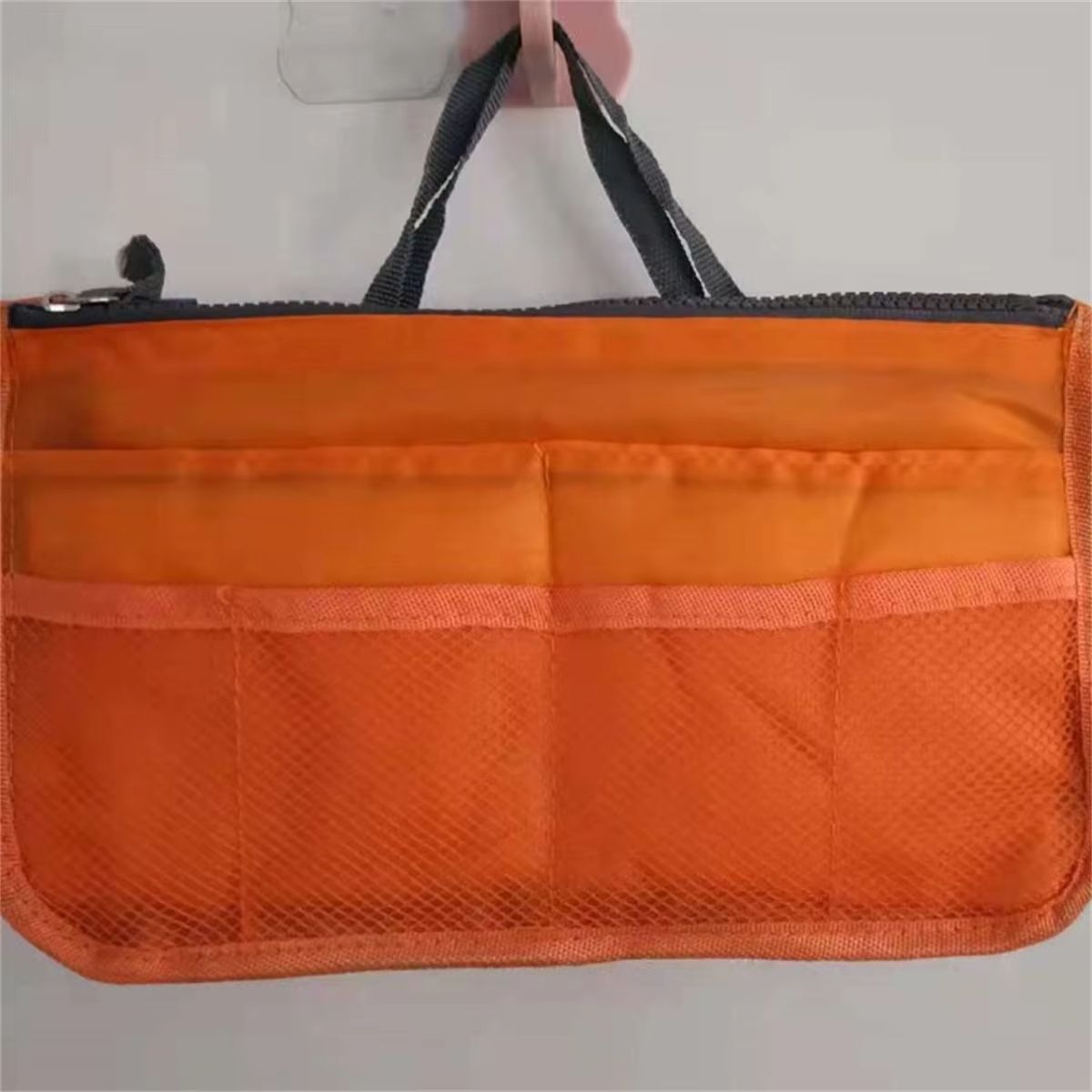 Multifunctional Double Zipper Large Capacity Storage Bag – Travel Makeup & Toiletry Organizer