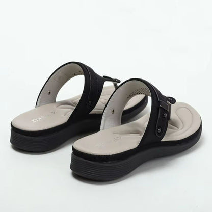 Womens Wedge Flip Flops  Stylish Summer Beach Slippers With AllDay Comfort 3