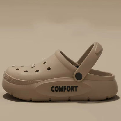 Unisex Summer AntiSlip Covered Toe Slippers  Thick Bottom Indoor  Outdoor Casual Sandals 9