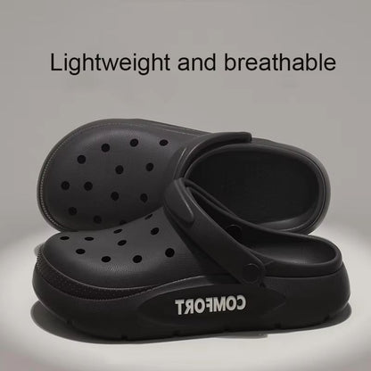 Unisex Summer AntiSlip Covered Toe Slippers  Thick Bottom Indoor  Outdoor Casual Sandals 4