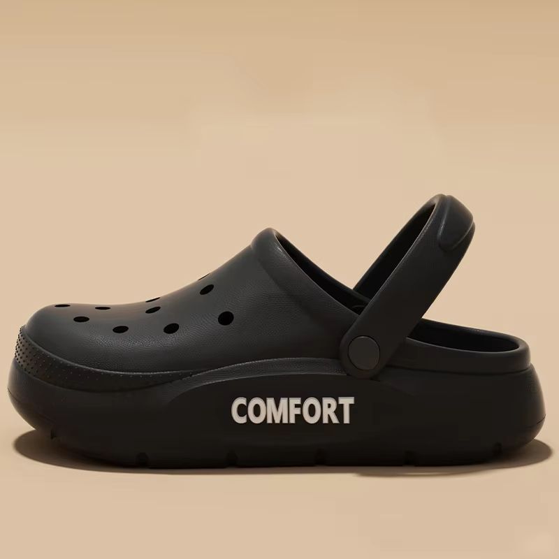 Unisex Summer AntiSlip Covered Toe Slippers  Thick Bottom Indoor  Outdoor Casual Sandals 5