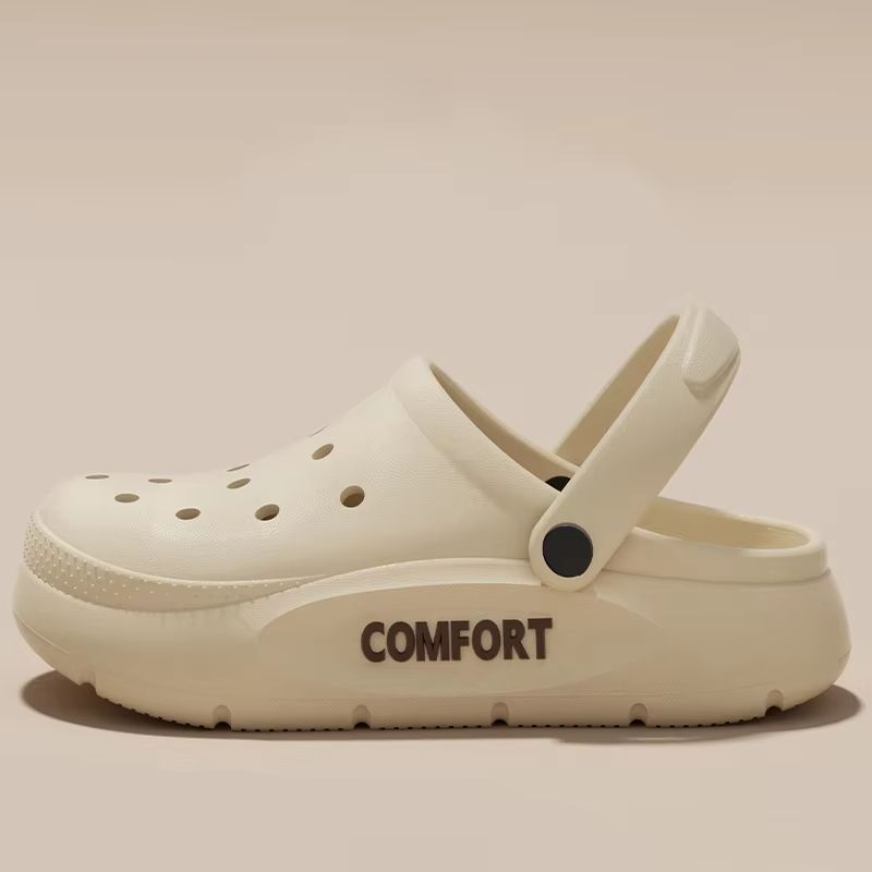 Unisex Summer AntiSlip Covered Toe Slippers  Thick Bottom Indoor  Outdoor Casual Sandals 8