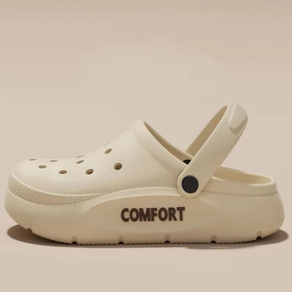 Unisex Summer AntiSlip Covered Toe Slippers  Thick Bottom Indoor  Outdoor Casual Sandals 8