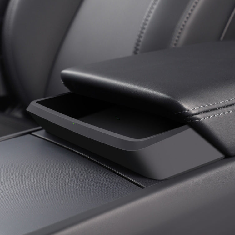 New Multi-Functional Central Armrest Storage Box for Tesla Model Y/3/3 Highland, Car Glasses, Phone Organizer Accessory