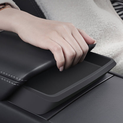 New MultiFunctional Central Armrest Storage Box For Tesla Model Y33 Highland Car Glasses Phone Orga 1
