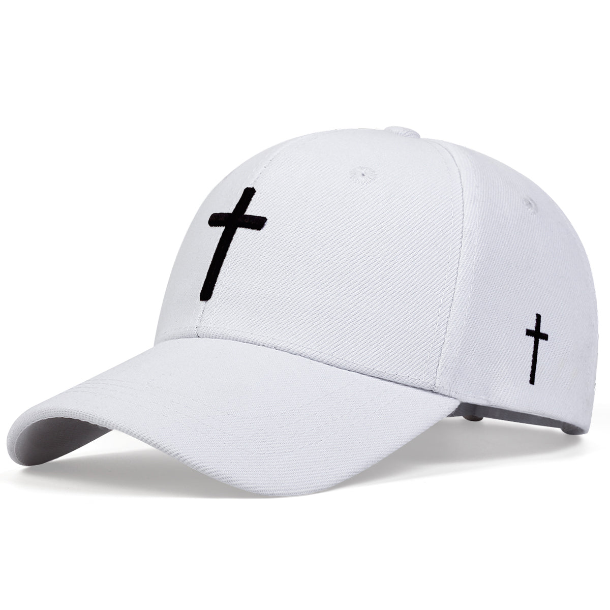 Fashion Simple Black Baseball Cap Cotton Snapback Golf Hat Solid Color Hip Hop Dad Caps For Men And 4